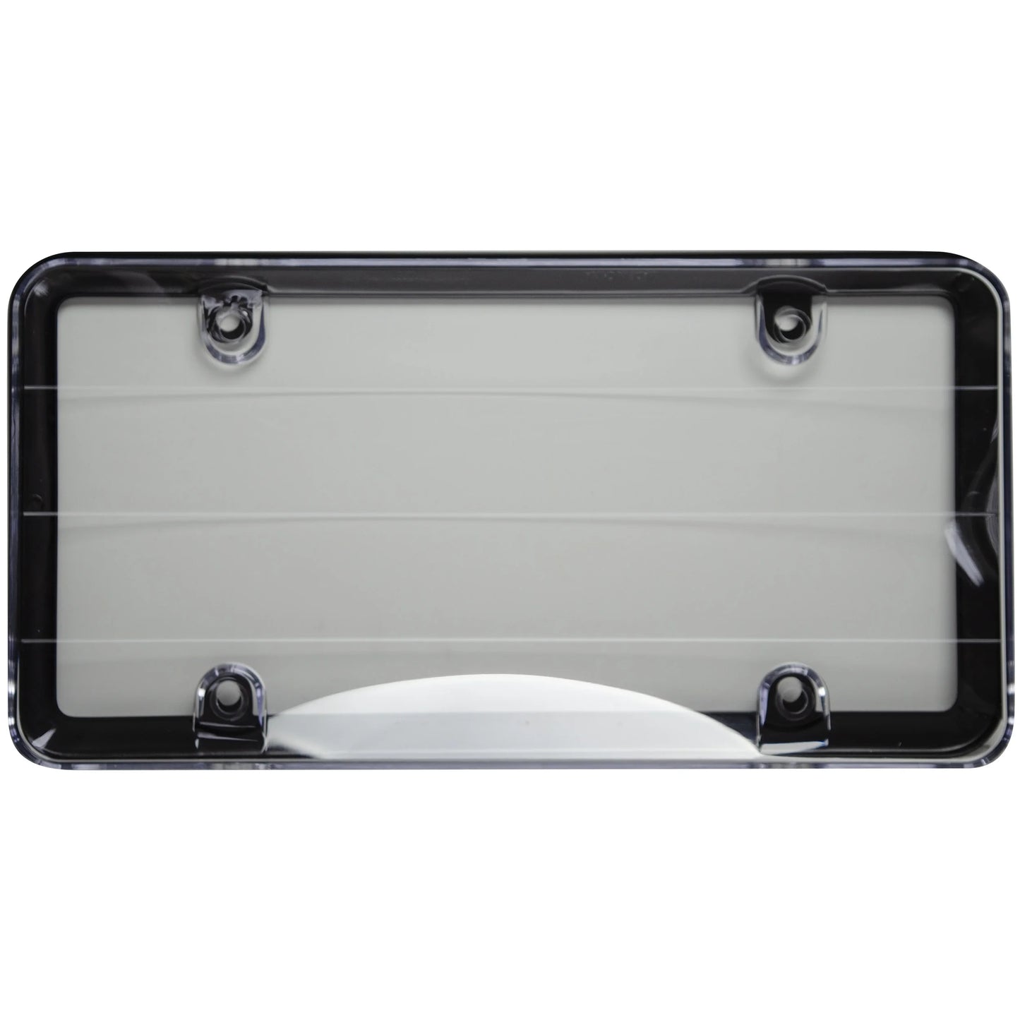 Black Anti-Theft License Plate Cover and Frame