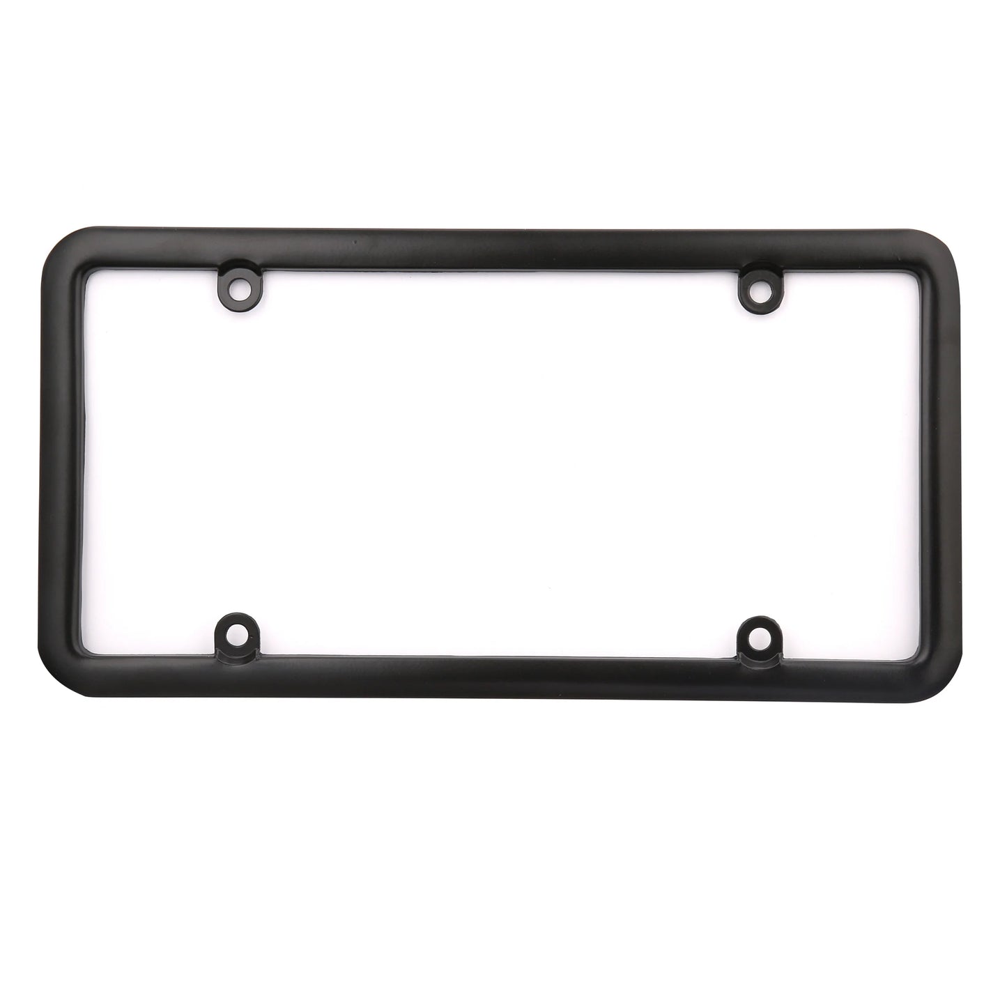 Black Anti-Theft License Plate Cover and Frame