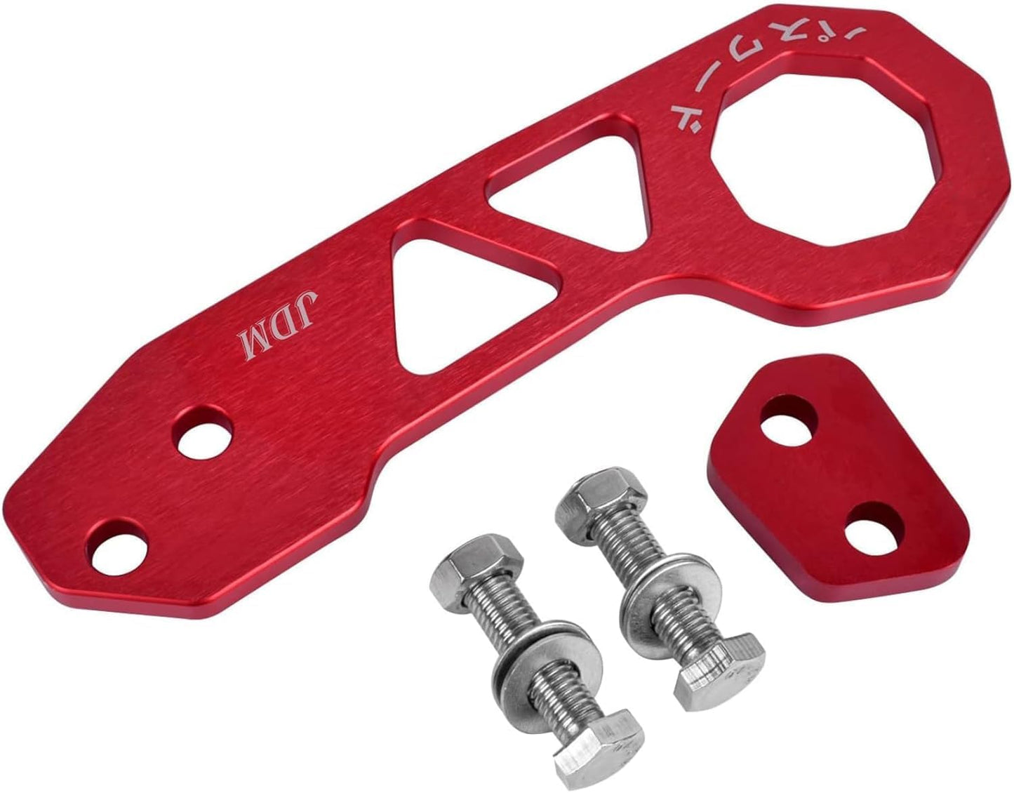 Rear Tow Towing Hook for Universal Car Auto Trailer Ring Aluminum Racing Trailer Hook Red