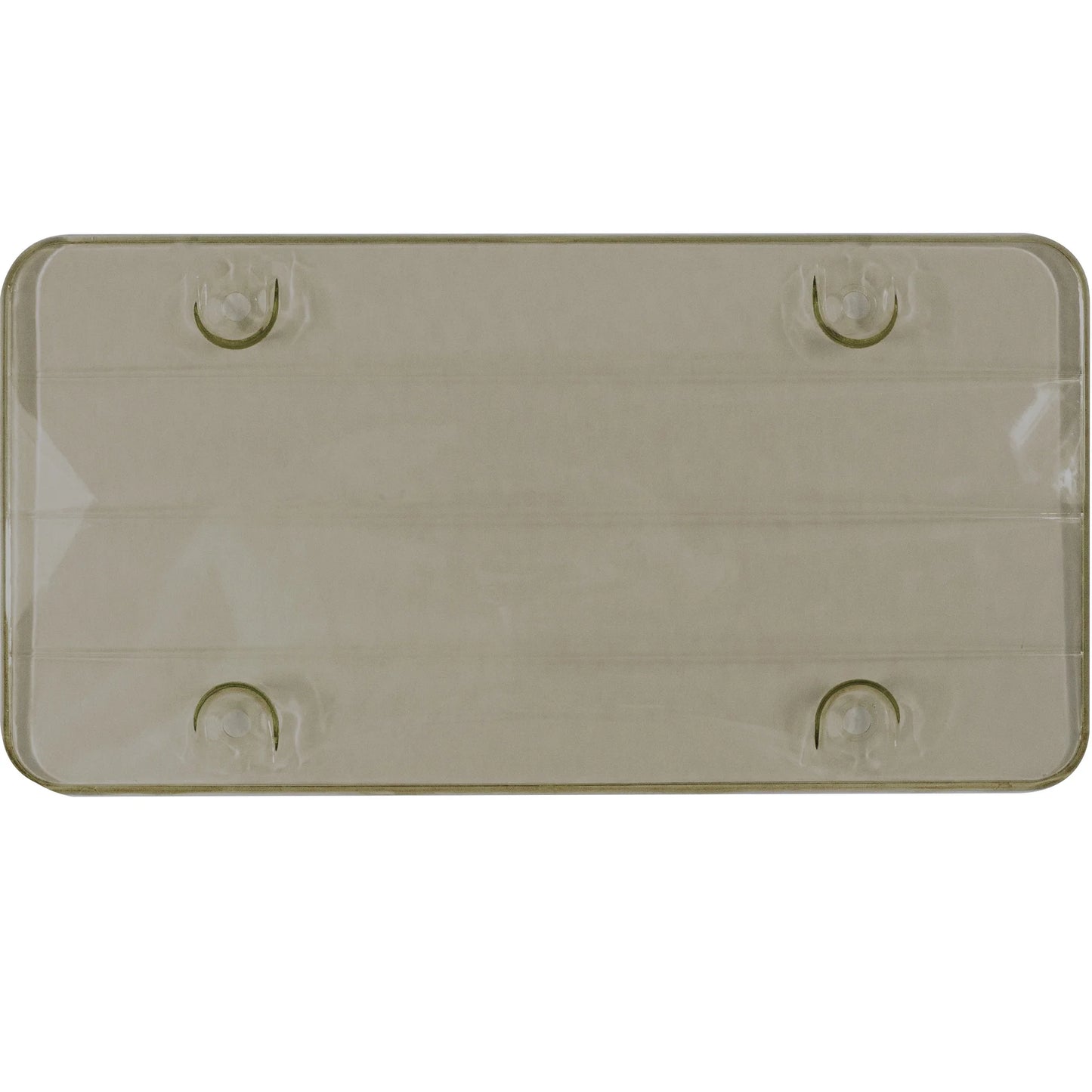 Smoke Unbreakable Domed License Plate Shield