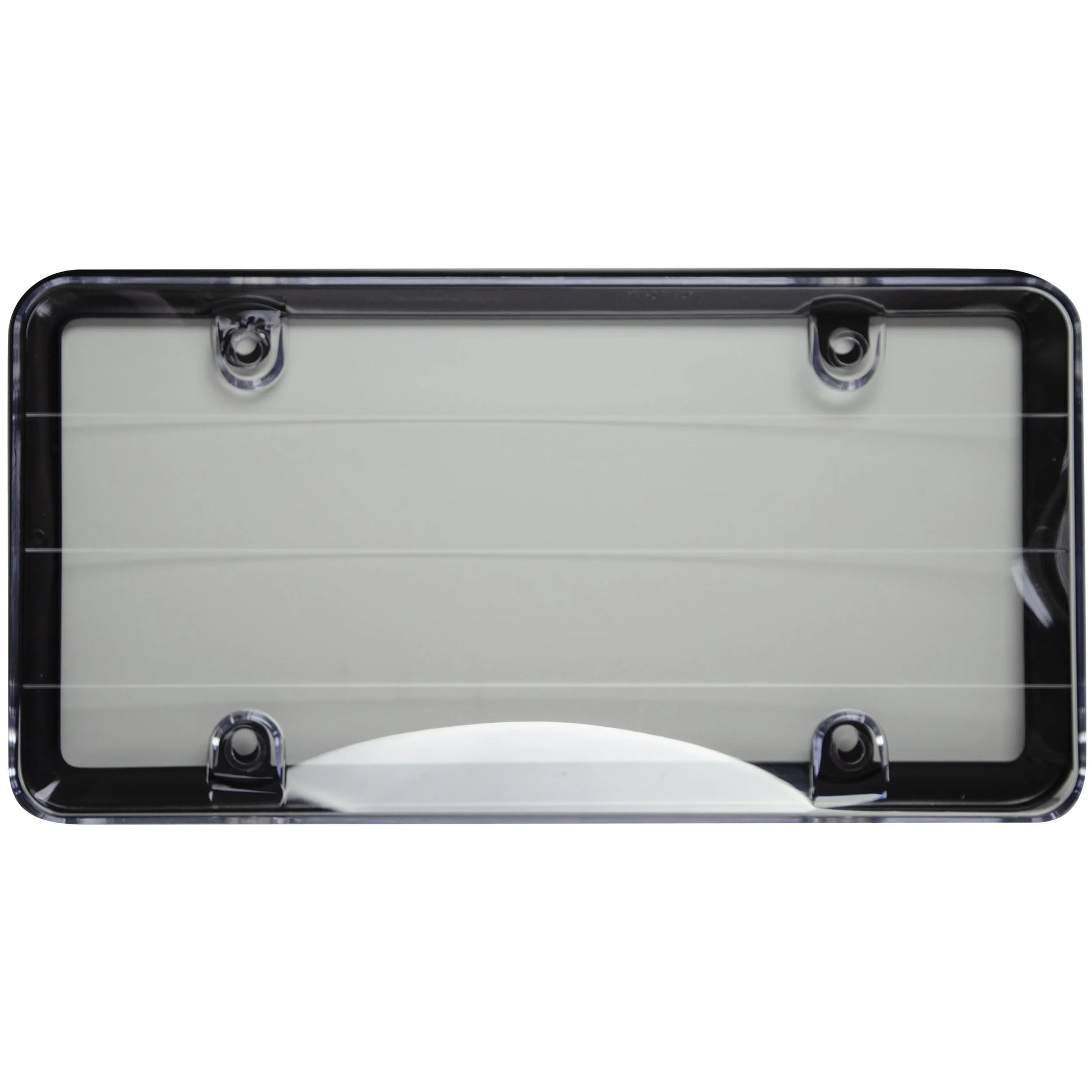 Black Anti-Theft License Plate Cover and Frame