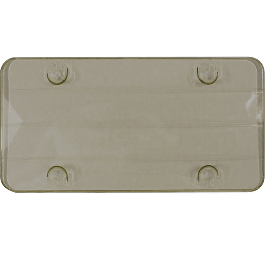 Smoke Unbreakable Domed License Plate Shield
