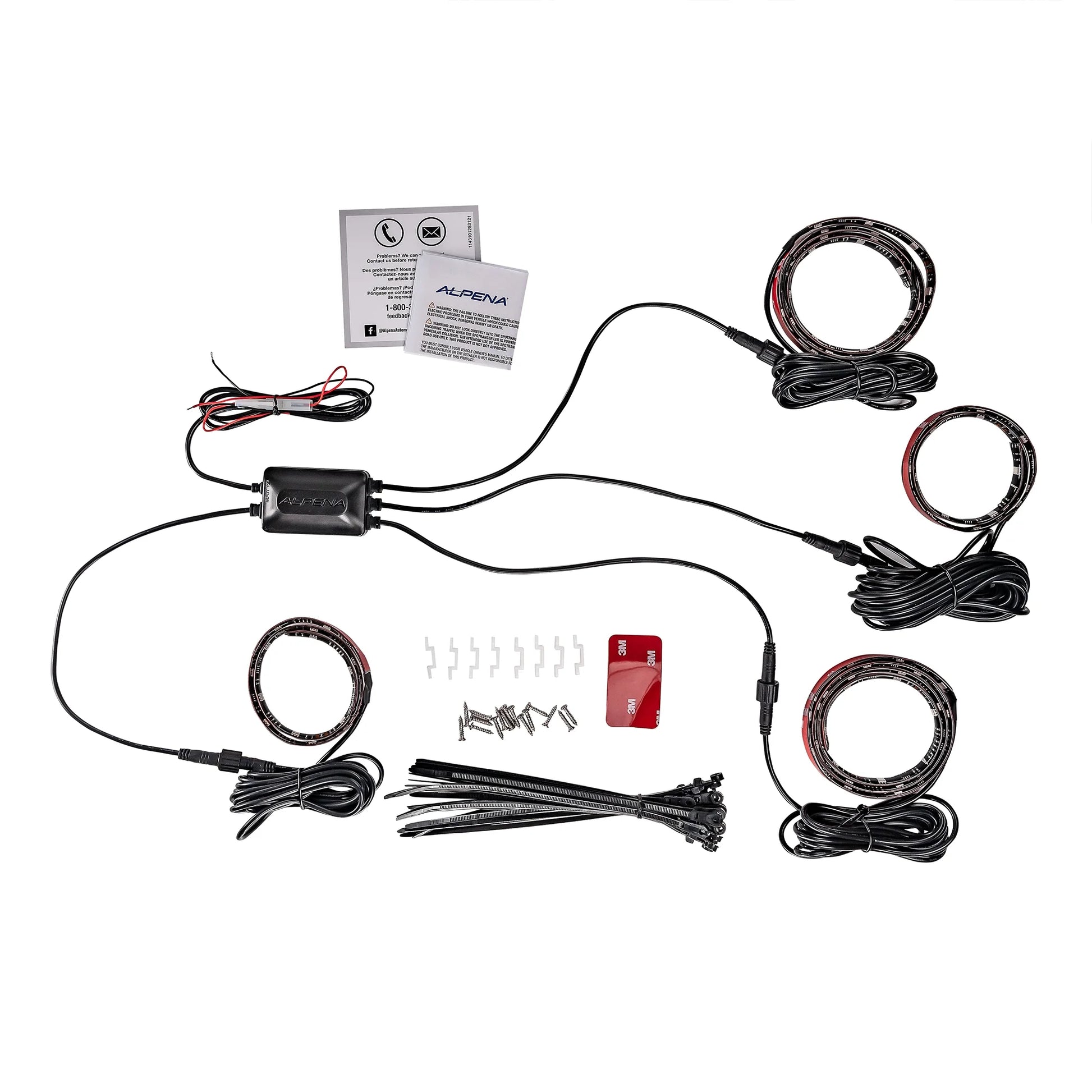 Floglo 112" Exterior Command Custom Color LED Strip for Automotive under Glow, Model 78190