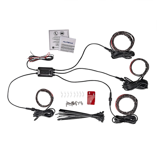 Floglo 112" Exterior Command Custom Color LED Strip for Automotive under Glow, Model 78190